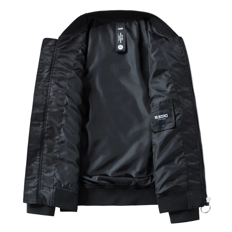 Ma1 Spring Bomber Jacket Men Plus Size Padded Pilot Baseball Coat Male Military Streetwear Warm Branded Clothing Parka Winter