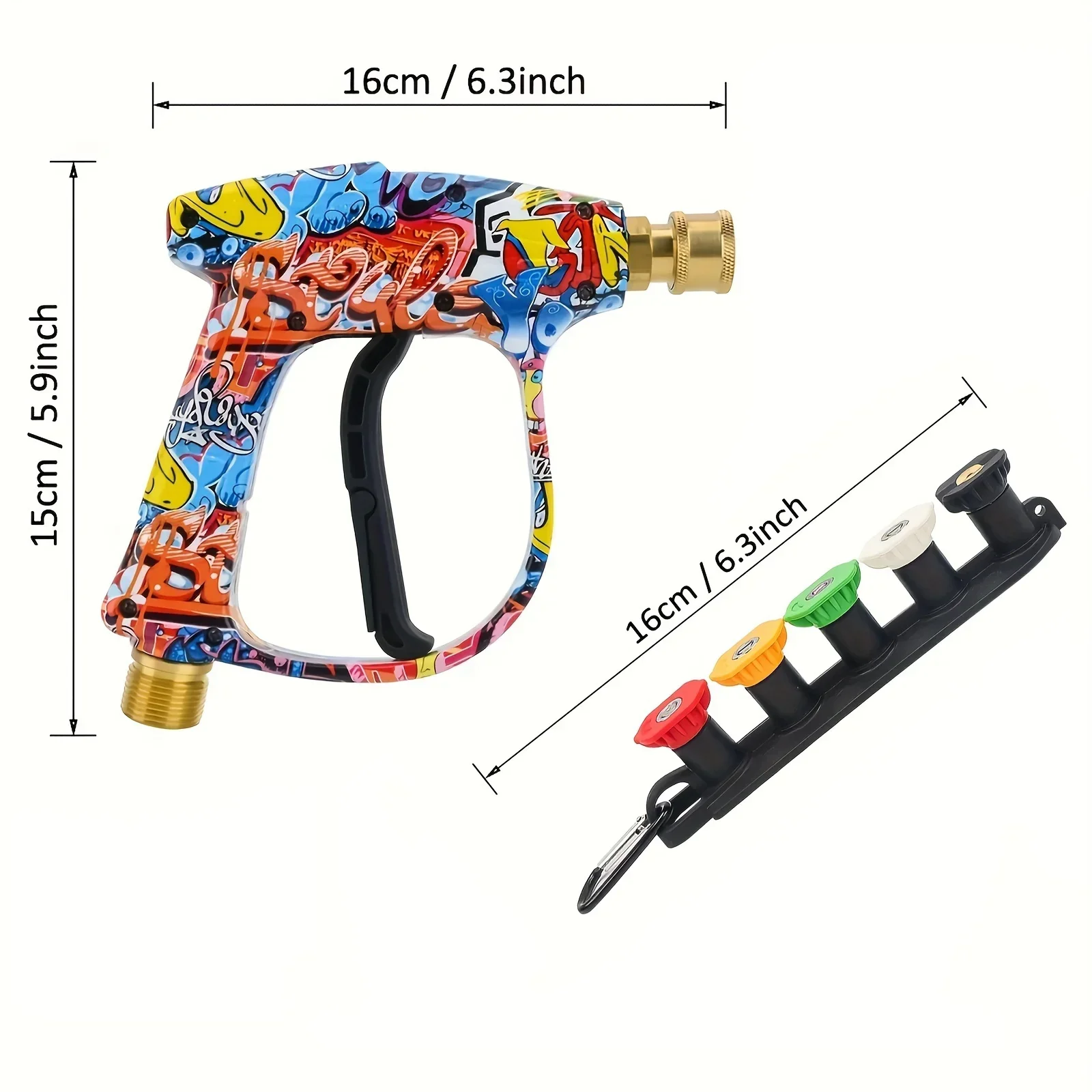مسدس تنظيف احترافي قابل للتعديل، يتميز بتصميم عالي...
