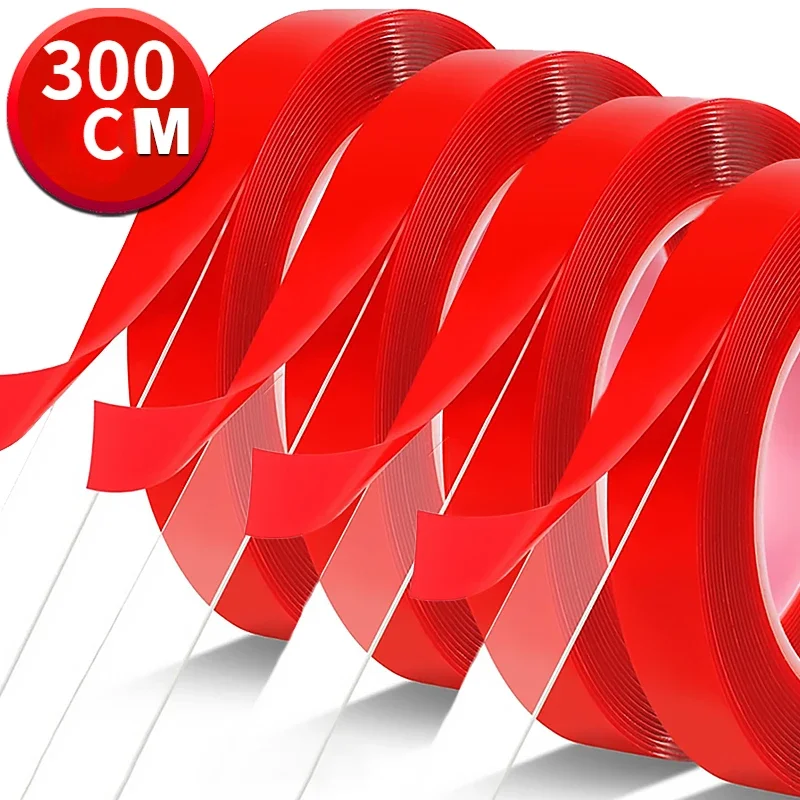 High Viscosity Transparent Waterproof Adhesive Tape - Strong Fixation & No-Trace Application