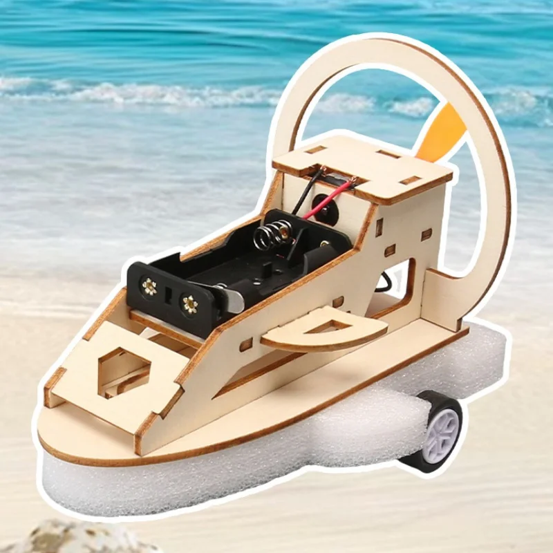Kit Modello Auto Anfibia in Legno Fai-da-Te - immagine 2