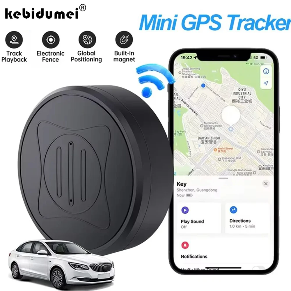 Rastreador GPS magnético fuerte para coche, dispositivo