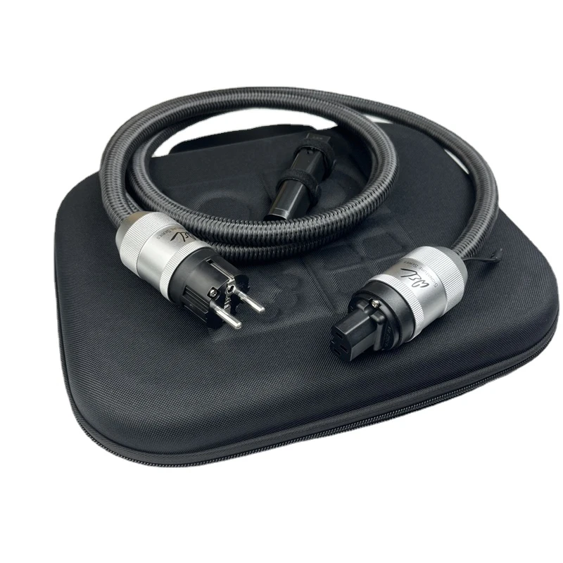 Hifi Audio Us Power Cord Cable Power Cable Silver Uk Audio Power Cable Silver Hifi Audio