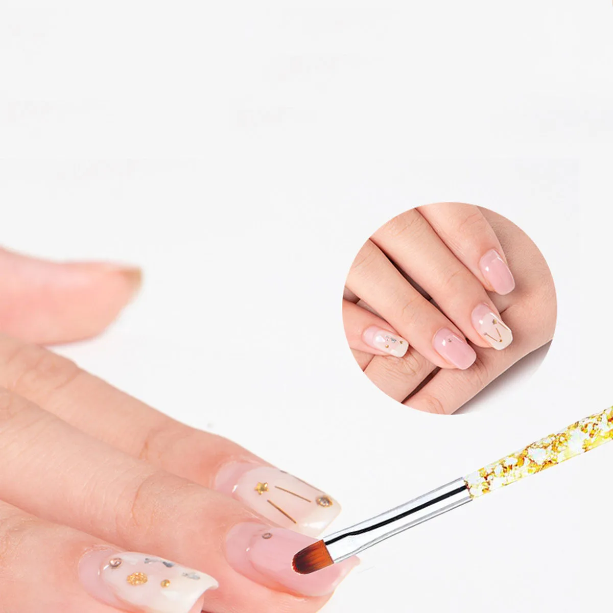 Juego de unidades de bolígrafos para pintar uñas, extensión de