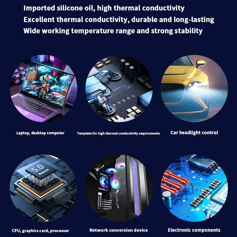 HY710 Thermal Conductive Silicone Grease for CPU and Graphics Card