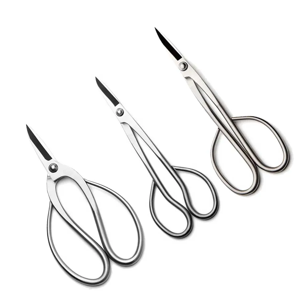 180210200mmStainlessSteelBonsaiScissorsSetBonsaiShearLong