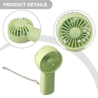 Portable Hand-held Fan Low Noise Pocket Size Small Electric Fan Outdoor Fan Cute Handheld Mini Fan Air Coolers Lightweight Fan 6