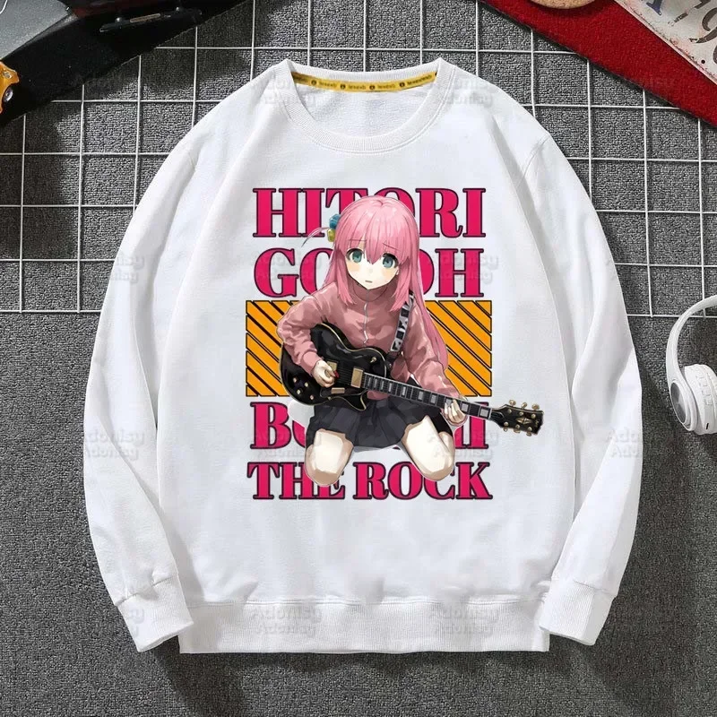 

BOCCHI THE ROCK! Hoodie Hitori Gotoh Ijichi Nijika Sweatshirts Bocchie The Rock Pullover Harajuku Men's Hoodie Casual Clothes