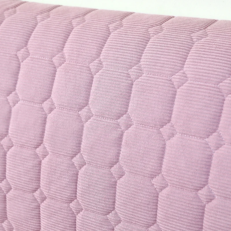 High Grade All-inclusive Headboard Cover Velvet Quilted Bed Head Cover Soft Smooth Bedroom Backrest Dust Protector