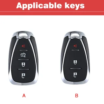 2022 Fashion Car Key Case Cover per Chevrolet New Malibu XL Equinox Car Holder Shell accessori Auto portachiavi Cover portachiavi - 2022 Fashion Car Key Case Cover per Chevrolet New Malibu XL Equinox Car Holder Shell