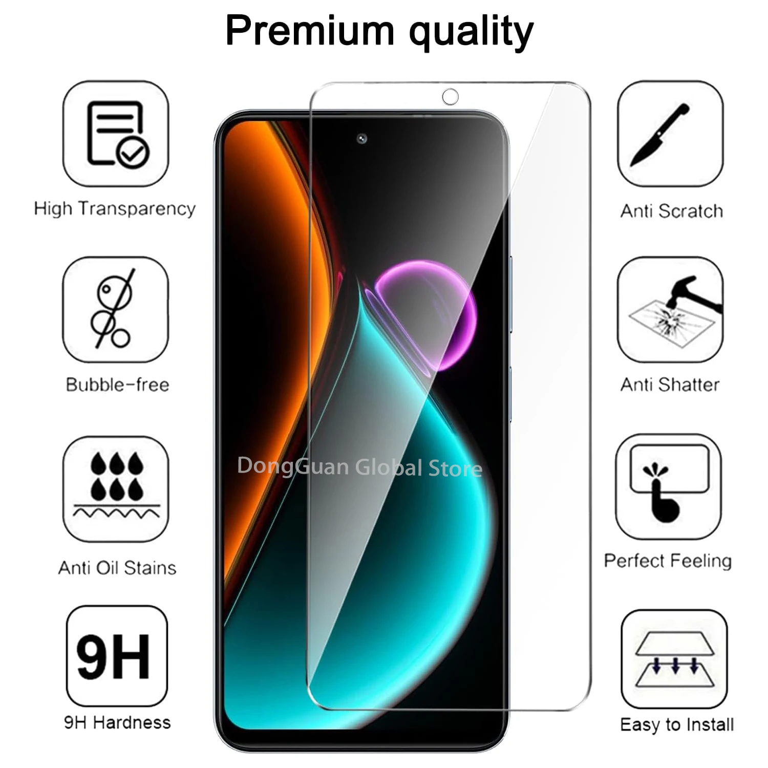 Blackview Color 6 Premium Tempered Glass Screen Protector