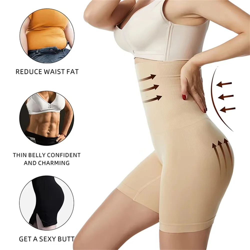 1/2/3/5pcs High Waist Trainer Panties Shapewear for Women Tummy Control Hip Butt Lifter Shorts Slimming Mid Thigh Body Shaper 5