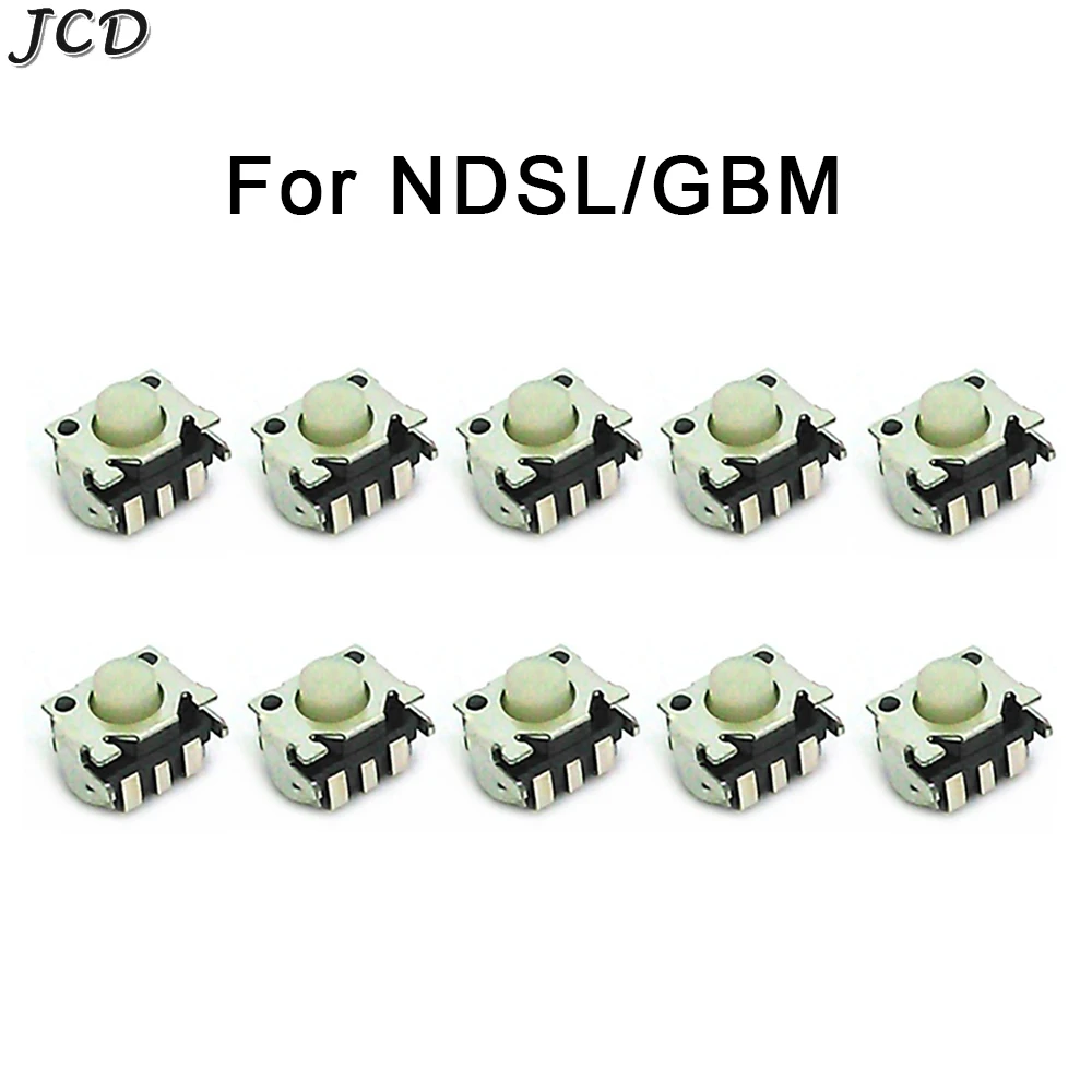

JCD 10pcs L R Trigger Button For DS Lite NDSL NDSI XL LL NDSIXL Micro Switch For GBM Shoulder Button Replacement