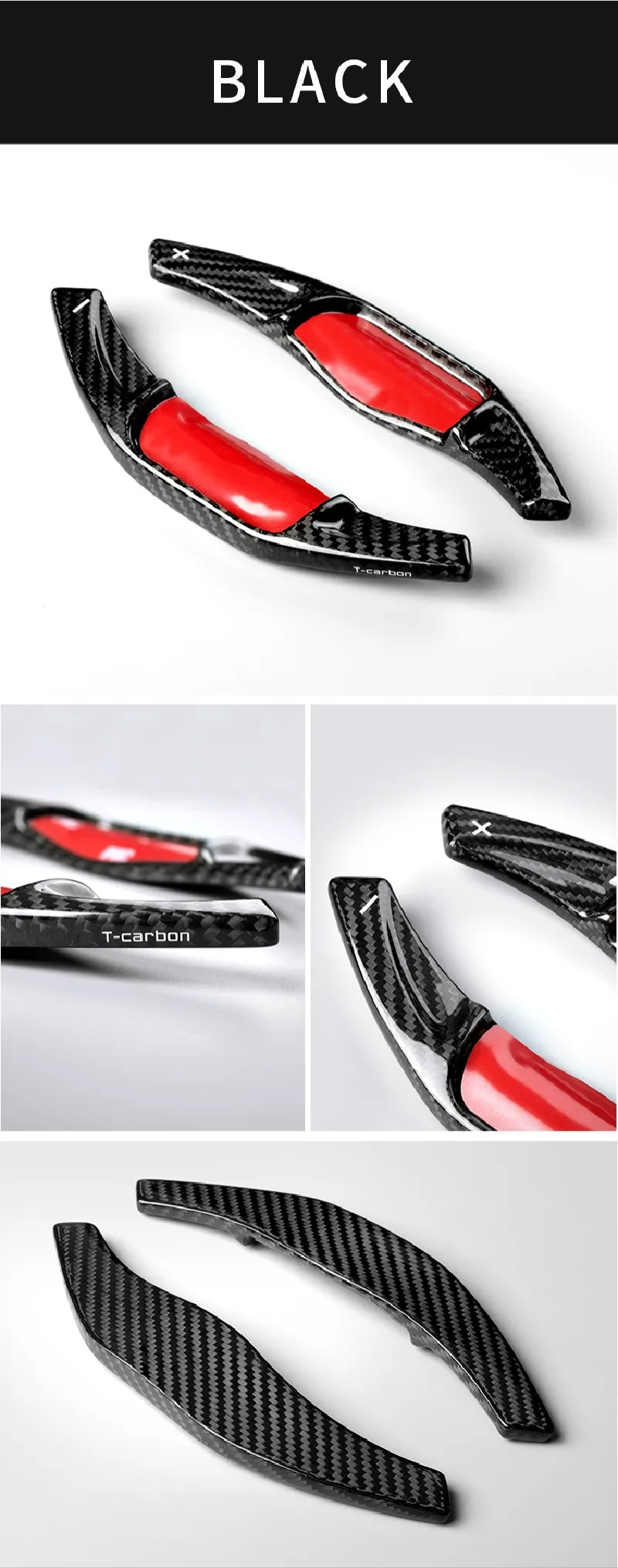 T-carbon Steering Wheel Shift Paddle For Toyota Camry Corolla Avalon Levin RAV4 2018-2020 Carbon Fiber Paddle Shifter