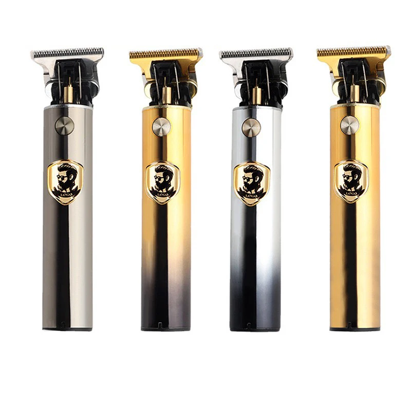 WAIKIL New Men's Waterproof Barber Professional Multi functional Sculpture Electric Push Clipper USB Rechargeable Barber 5