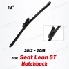 Wiper 13" Rear Wiper Blade For Seat Leon ST Hatchback 2012 - 2019 Windshield Windscreen Rear Window 1