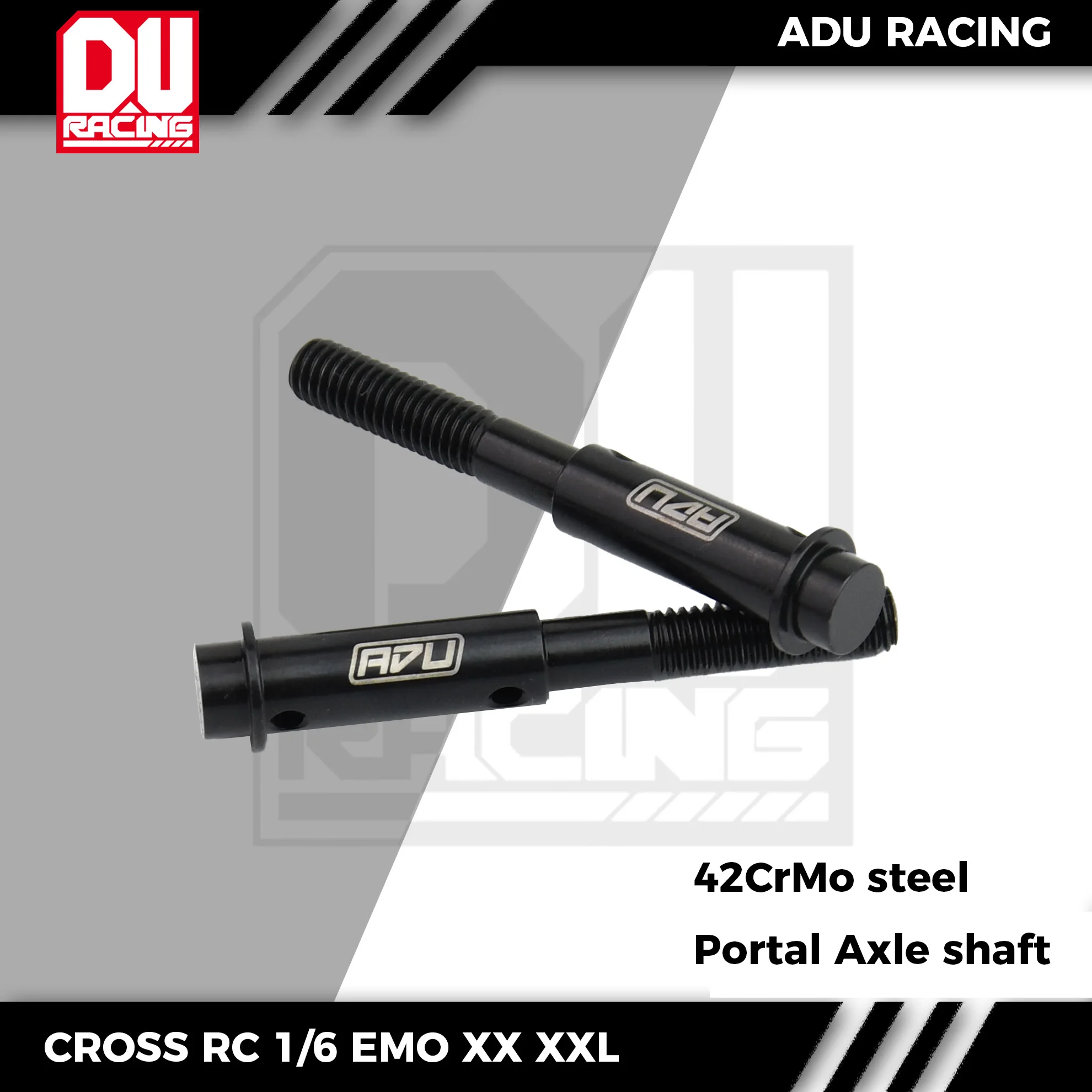 ADU RACING 포털 액슬 샤프트 FOR CROSS RC 1/6 EMO XX..