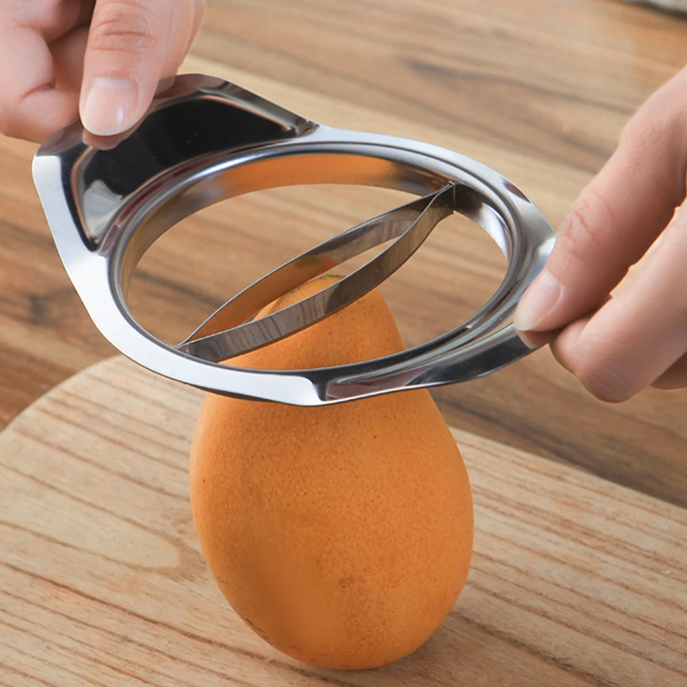 Mango Slicer Fruit Tools Mango Peel Knife Splitters Vegetable Tools Stainless Steel Cutters Corer Kitchen Peeler fruit cutter