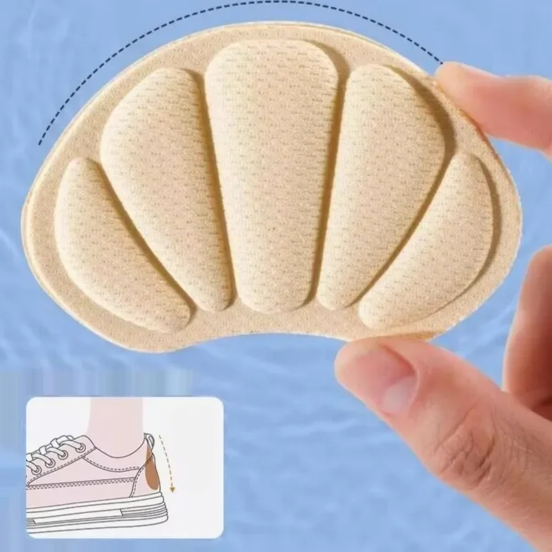 Elastic Sponge Heel Sticker Reduce Pain Friction Insole Comfortable Heel Pad Adjustable Shoe Insert Foot Support Patch Cushion