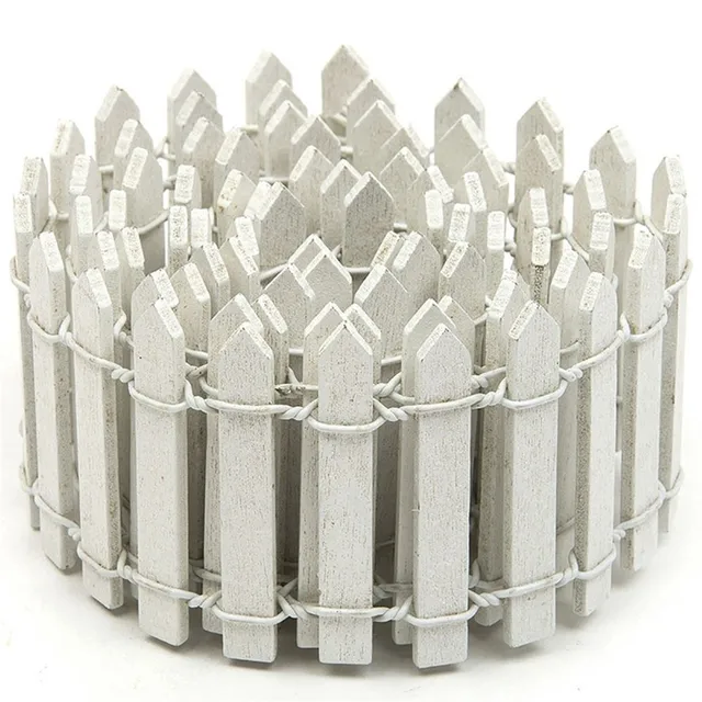 5*100 Cm -Es Fa Kerítés Kreatív Szimuláció Kis Barkácsolás Táj Otthoni Kerti Dekoratio - Image 2