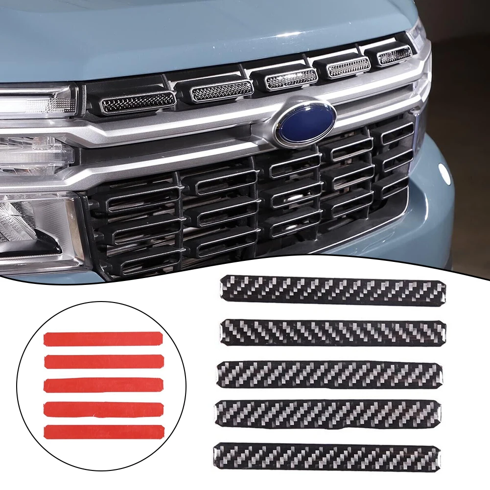 

Car Styling Front Hood Grille Trim Strips Decoration Cover Stickers For Ford Maverick 2022-2023 Auto Accessories