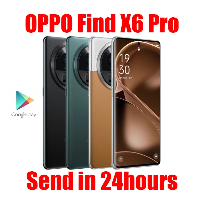 New OPPO Find X6 Pro 5G Snapdragon 8 Gen 2 6.82inch AMOLED LTPO 5000mAh  100W SUPER VOOC 50W AIRVOOC 50MP IMX890 NFC