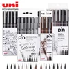 Uni PIN-200 Drawing Hook Pen Sketching Waterproof Needle Gel Pens 3/6/12pc Multiple Sizes of Pen Tips Hand-drawn Comic Design 1