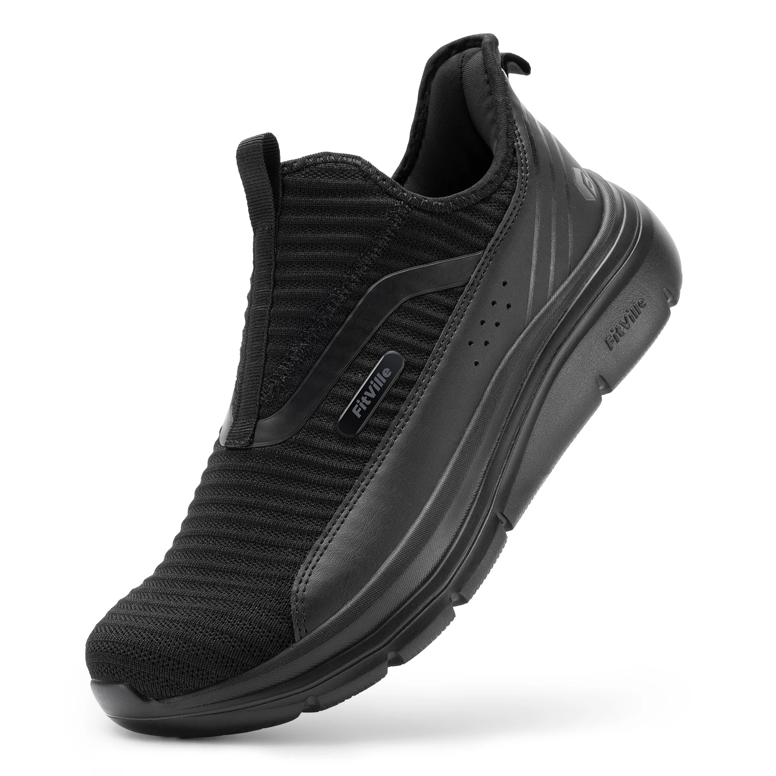 FitVille Wide Men's Walking Shoes Image 13