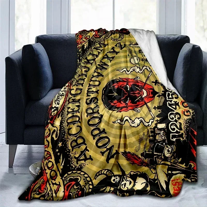 Winter Kid's 3d Printed baby blanket Cat Skulls Ouija Board Witchy Premium babes carpet Gothic Home Decor Quilt for Children 3