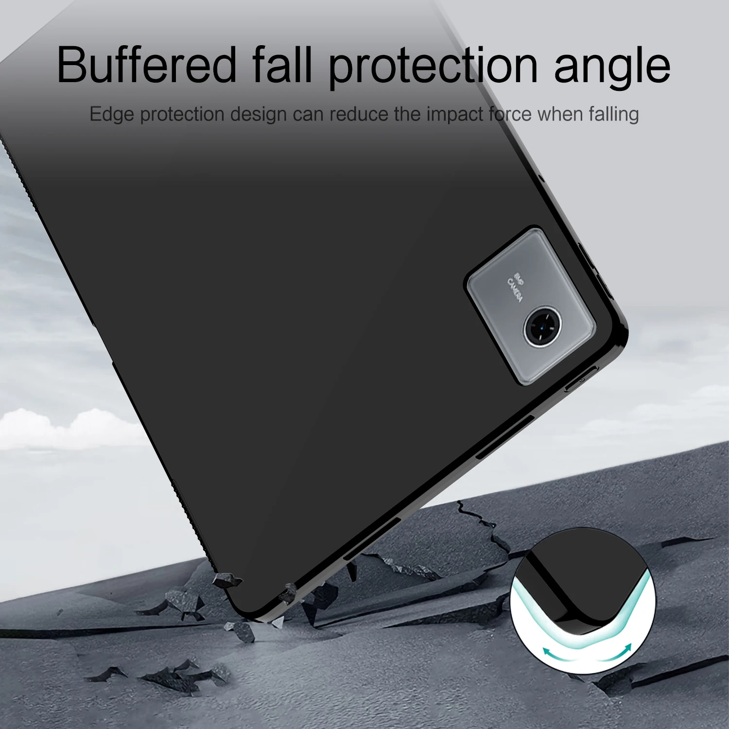 Premium 11-inch Silicone Tablet Soft Case Cover - Durable TPU Shell