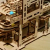 3d Wooden Puzzle Building Model Kits Marble Runs Mechanical Puzzles Self Assembly Toy STEAM Educational Toys for Kids Adult Gift 3