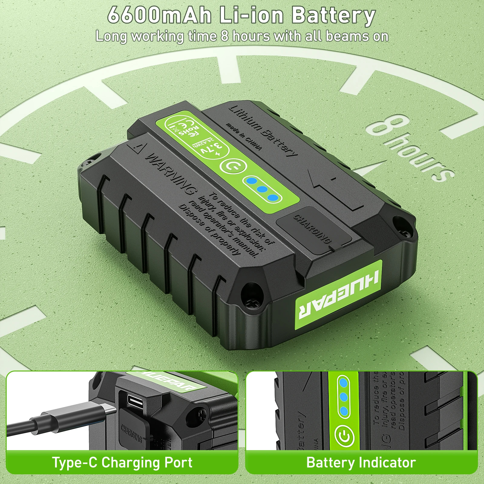 704CG Digital 4D 16-Line Laser Tool 360 Rotating Self-leveling Green Beam Laser