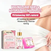Soap Bars & Natural Yoni Oil Set, Natural Yoni Oil Vaginal Wash For Women , Feminine Wash Vaginial Deodorants PH Balance El Y5J7 1