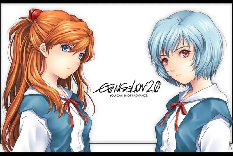 Anime Cosplay Kostüm Ayanami Rei Asuka Schuluniform JK Halloween für Frauen 2