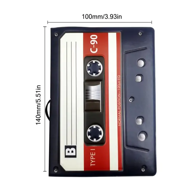 Multicolor 3D Pattern Passport Cover Piano Post Audio Tape Camera Certificate Protective Sheath Multi-function Card Holder 5