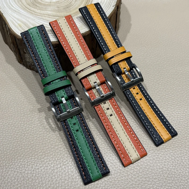 

Ремешок из натуральной кожи для часов Swatch, 22 мм