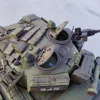 COOLBANK RC Tank, 1/16 2.4G RC Russia T72 Main Battle Tank Model Military Tank Army Vehicle Infrared Battle Tank Toys for Boys 4