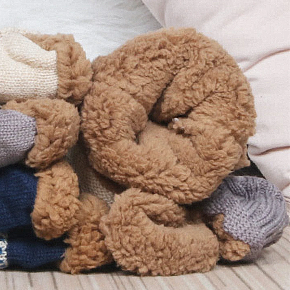 Men Women Floor Socks Fall Winter Indoor Slippers Socks Non Slip Thick Knitted Thermal Snow Socks Christmas Gifts for Yoga 2024