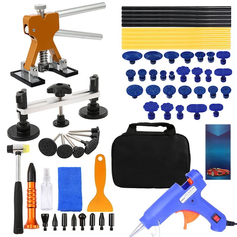 PDR TOOLS Kit De Débosselage Sans Peinture - Outils Professionnels Pour Petites Et Moyennes Bosses De Voiture