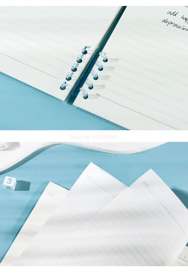 Cinnamoroll Notepad Diário Semanal Agenda Planejador Folhas