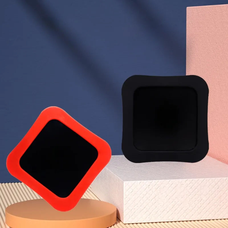 2022 apple TV7 4k TV 박스에 적합 단색 스킨 단순 쉘 안티 드롭 및 마찰 방지 실리콘 보호 슬리브