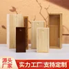 Pine Pull-out Box Sliding Cover Wooden Storage Log Drawer Wood Jewelry Organizer Case 1