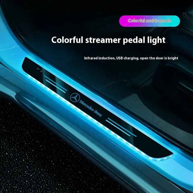 Mercedes LED Door Sill Lights 6