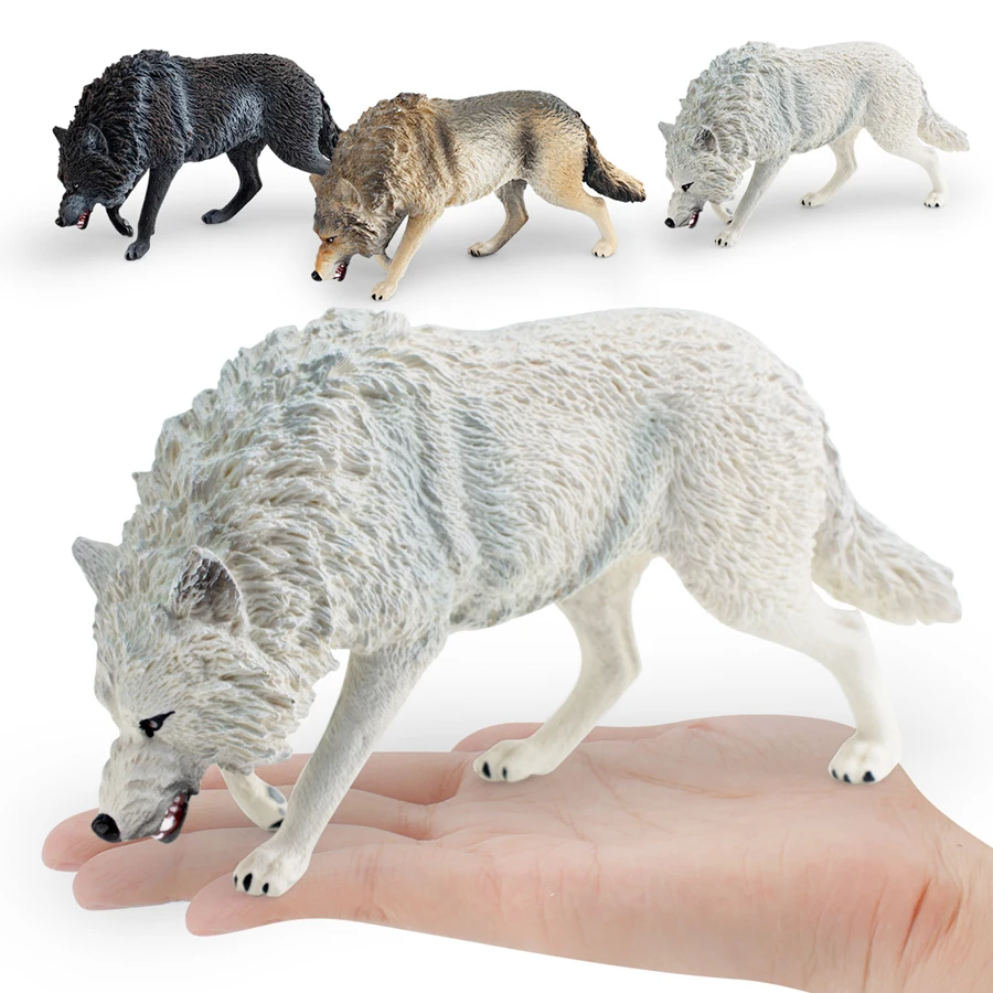 Realistic Wild Animal Action Figures Toy Set