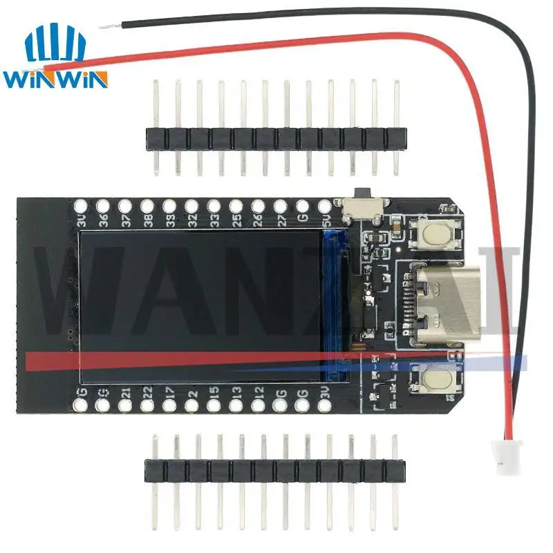 Плата управления с ЖК-дисплеем 1 14 дюйма ESP32 беспроводной модуль Wi-Fi Bluetooth макетная