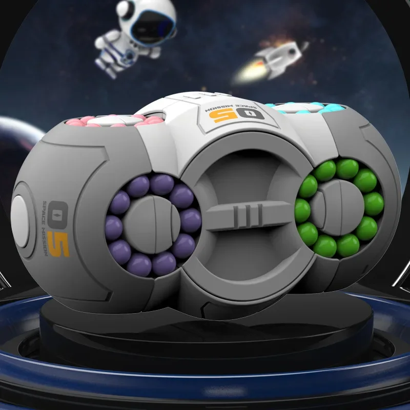 Rotation Finger Magic Cube Fidget Toy Mind Brain Teaser Decompression