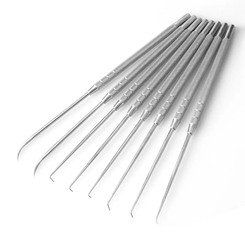 Stainless Steel Micro Knives Shovel Blade Micro Knives Saw Small Elevators Retractor Hook Surgical instruments pcb bit tungsten steel drill bit engraving drill bit micro small drill bit amber honey wax hand twist drill drilling