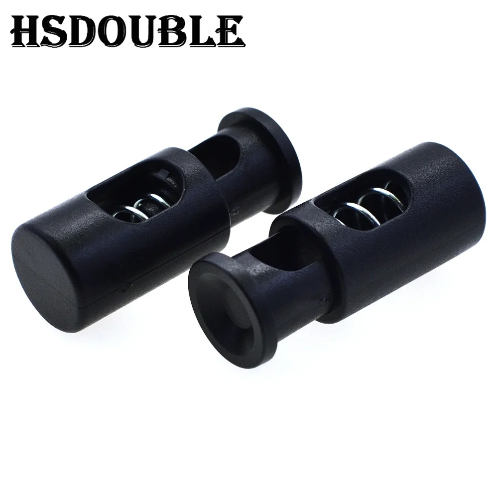 Plastic Cord Lock Stopper Cylinder Barrel Toggle Clip For Garment Accessories cord lock stopper cord stopper cord lock cord end lock