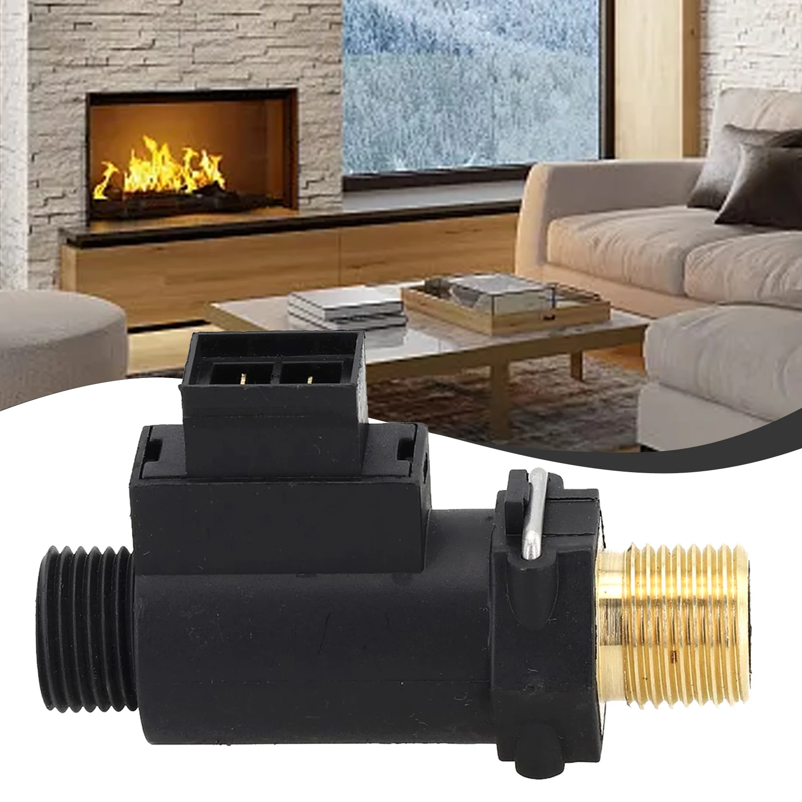 Interruptor Sensor De Flujo De Agua Para Caldera - 125-250V, 16-22A, Latón, Compatible Con Marcas Principales