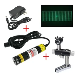 16*68mm 20*20 Rectangular grid 520nm Green DOE Diffraction Grating laser module