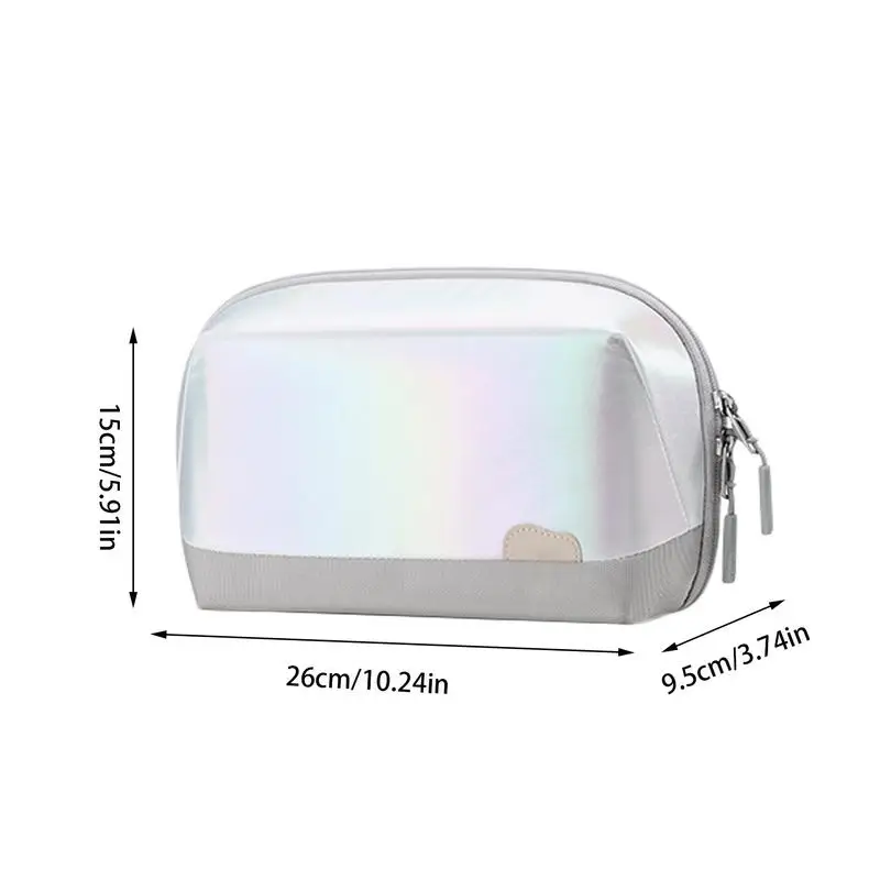 Travel Tech Organiser 2024 New 180 Opening Cable Organiser Electronics Bag Battery Storage Case Tech Organiser Cable Storage Box